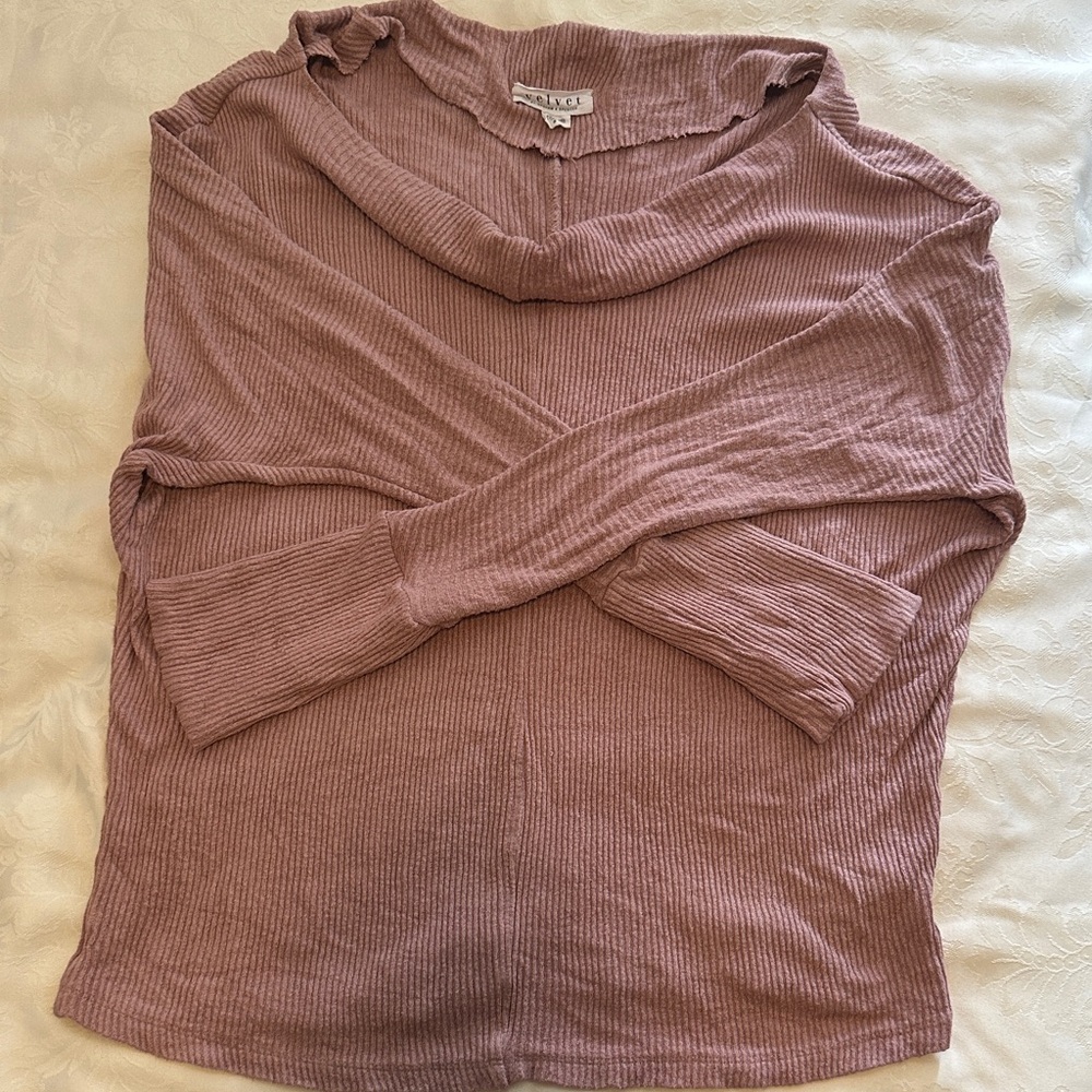 Velvet by Graham & Spencer Rose Knit Top
